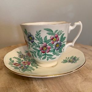 Adderley 1789 bone China Cup and Saucer